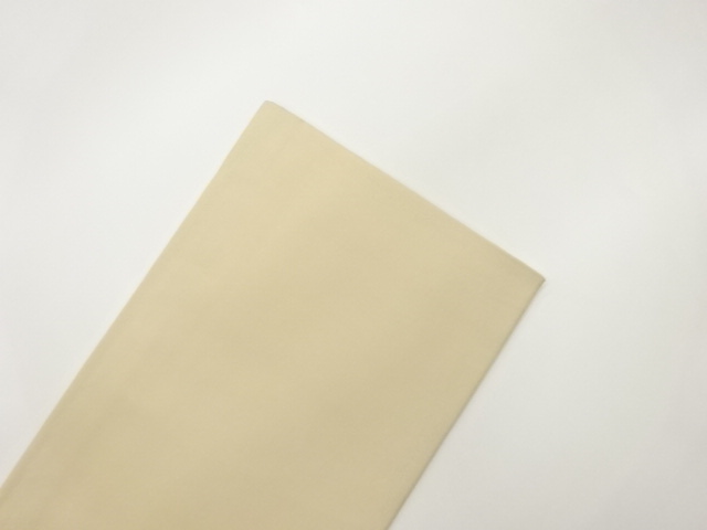  作家物　塩瀬金彩手描き笹模様名古屋帯